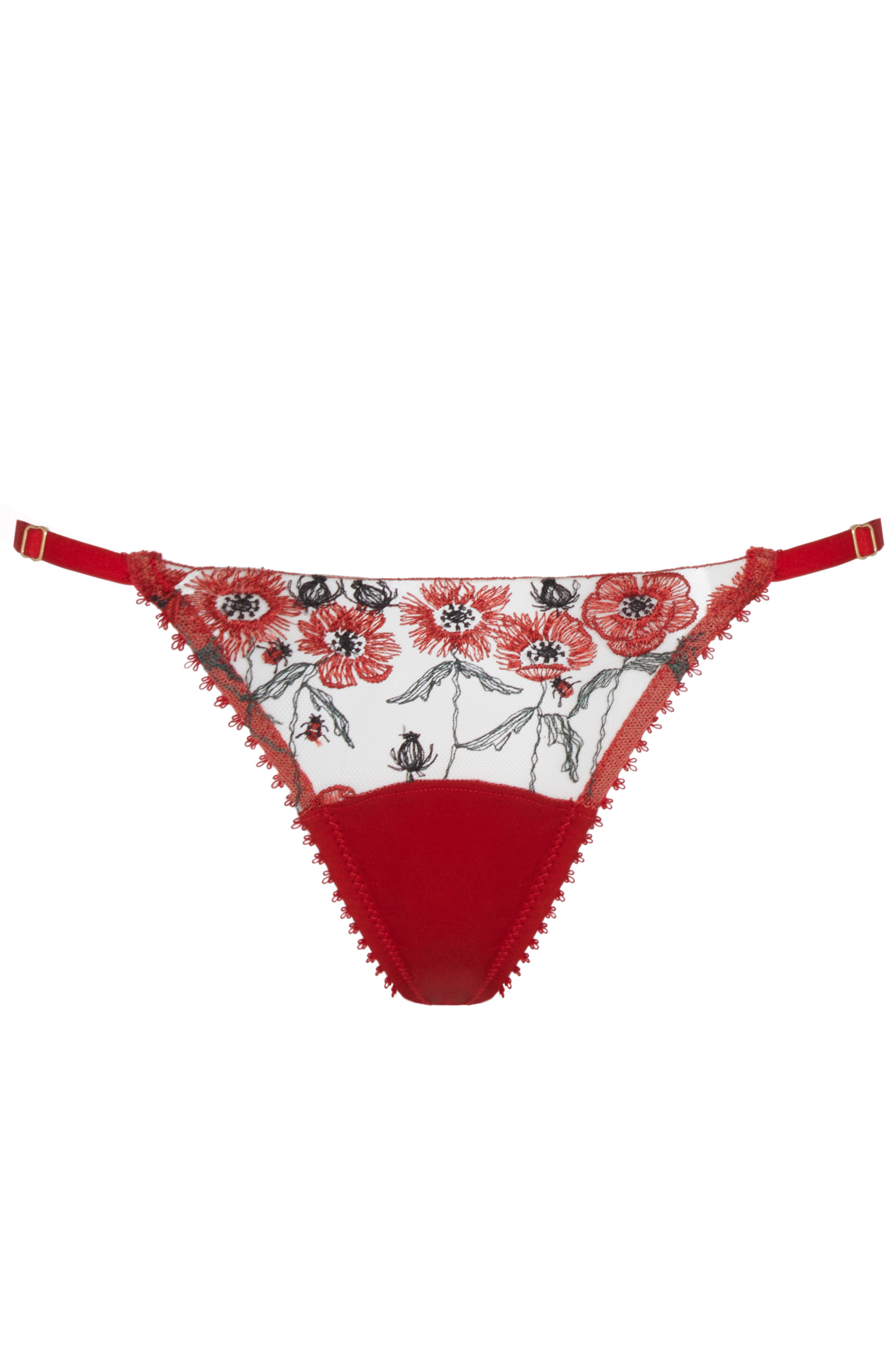 Made-to-order Poppy Brazilian Knickers