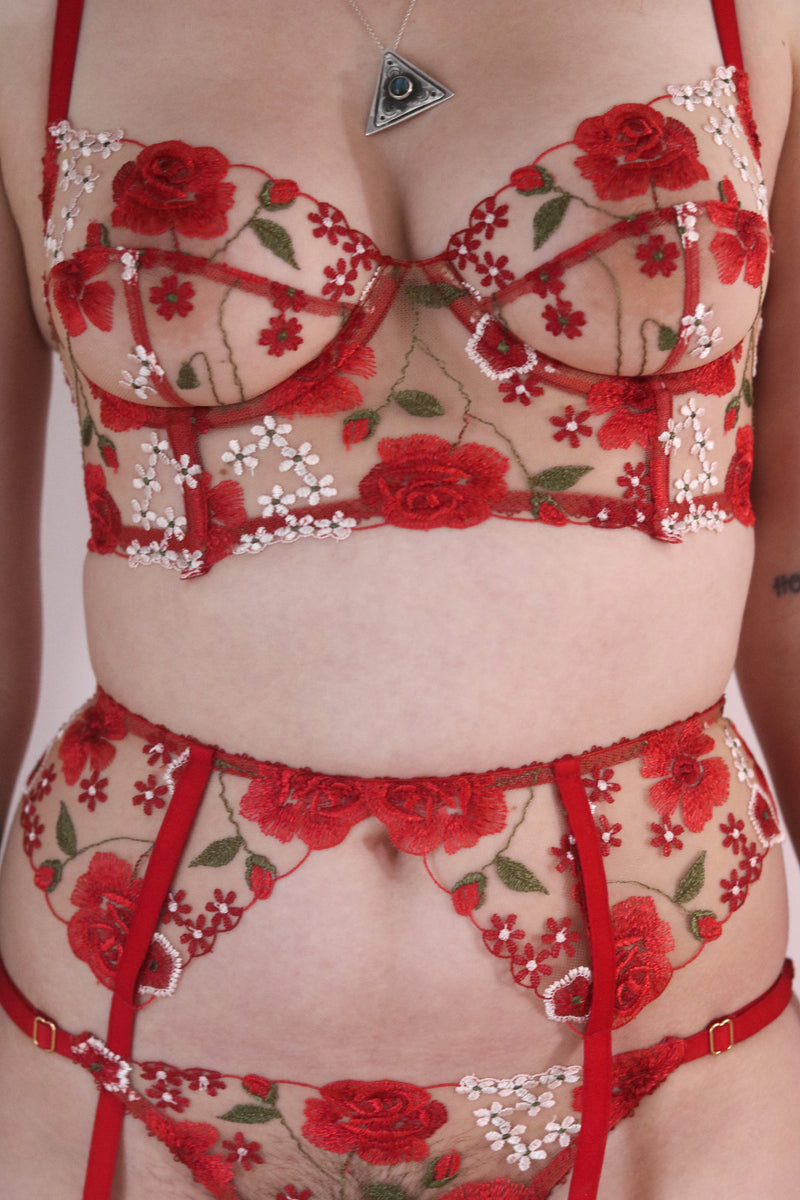 Pre-order Rose Garden Longline Bra